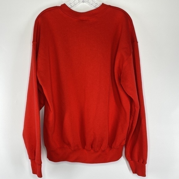 Vintage Platinum Sweats Dog Christmas Crewneck Sweatshirt Red XL 1998 - Picture 2 of 9